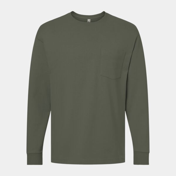Unisex Super Heavyweight Long Sleeve Pocket Tee Thumbnail