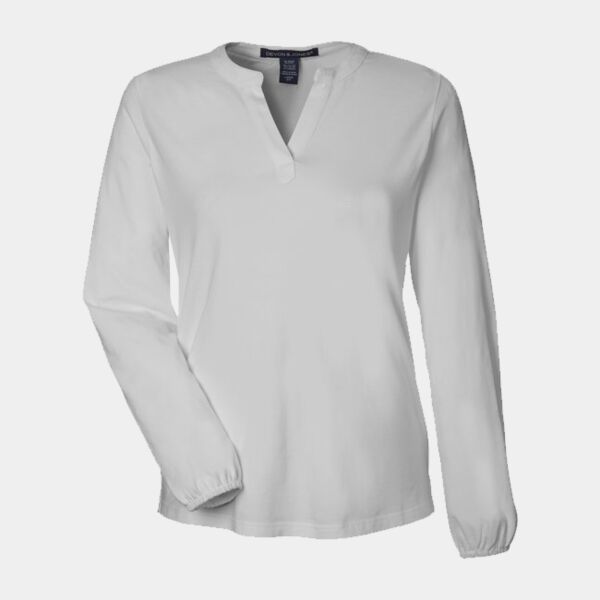 Women's Raleigh Half-Placket Knit Top Thumbnail