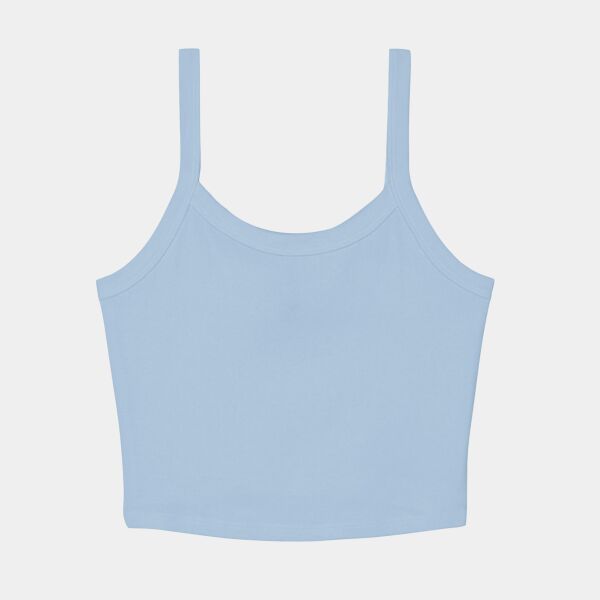 Women's Micro Rib Spaghetti Strap Tank Thumbnail