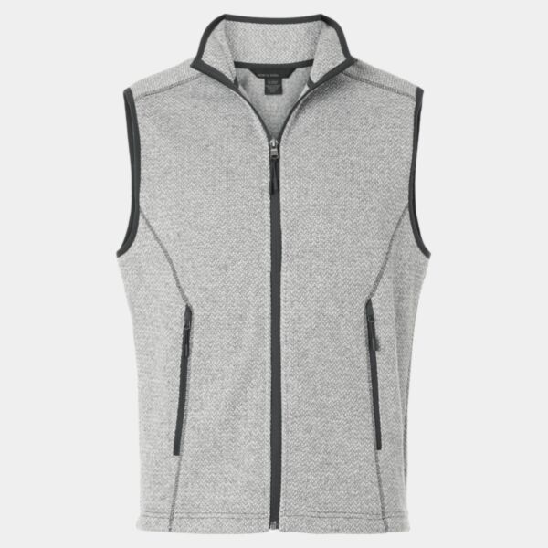 Men's Jasper Jacquard Fleece Vest Thumbnail