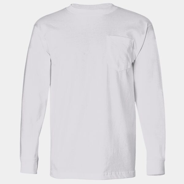 Unisex USA-Made Long Sleeve Pocket T-Shirt Thumbnail
