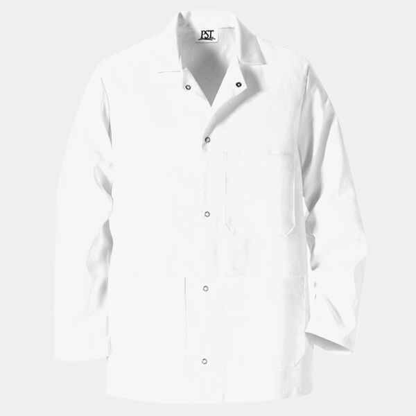 Gripper Front Short Butcher Coat Thumbnail