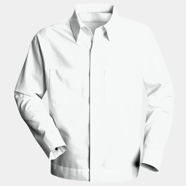 Men's Button-Front Shirt Jacket Thumbnail