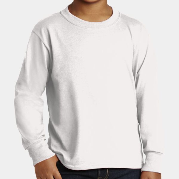 Youth Dri Power ® 50/50 Cotton/Poly Long Sleeve Thumbnail