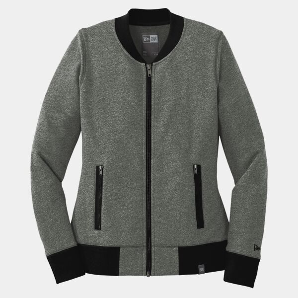 Women's French Terry Baseball Full Zip Thumbnail