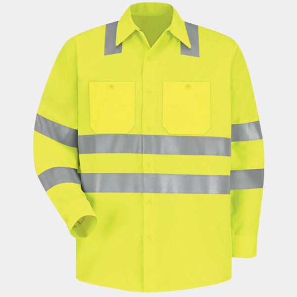 Men's Tall High Visibility Work Shirt Thumbnail