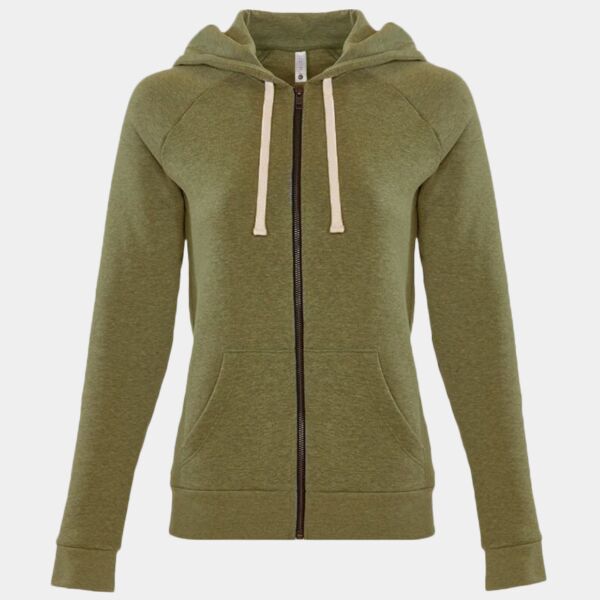 Women's Malibu Raglan Full-Zip Hoodie Sweatshirt Thumbnail