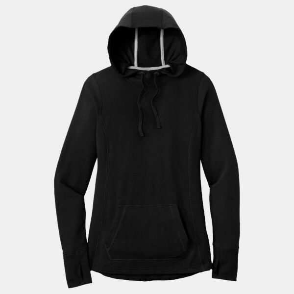 Women's PosiCharge ® Tri Blend Wicking Fleece Hooded Pullover Thumbnail
