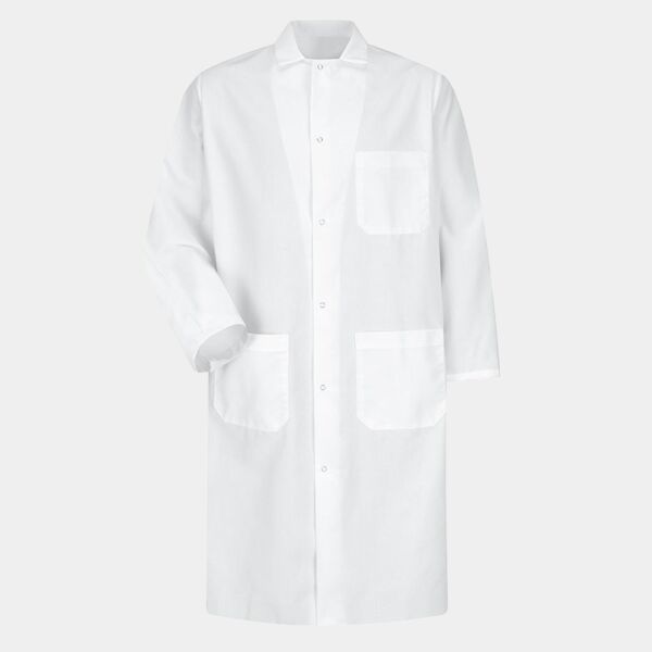 Men's Snap-Front Spun Polyester Butcher Coat Thumbnail
