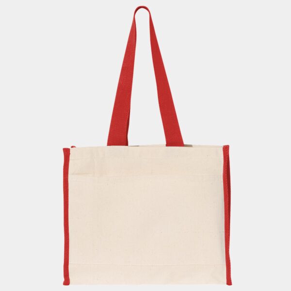 14L Tote with Contrast-Color Handles Thumbnail