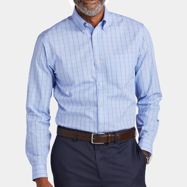 Wrinkle Free Stretch Patterned Shirt Thumbnail