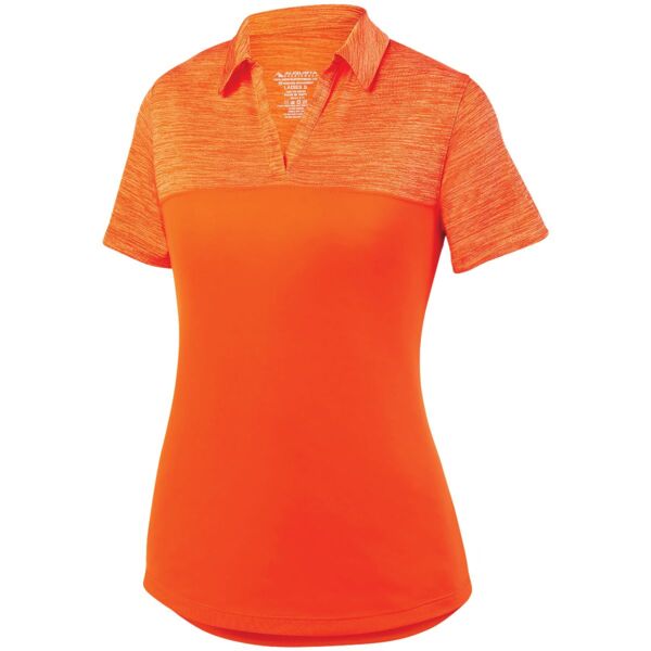 Merit Prep - Ladies Shadow Tonal Heather Polo Thumbnail