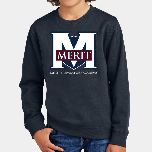 Merit Prep - Youth V.I.T. Fleece Crew Thumbnail